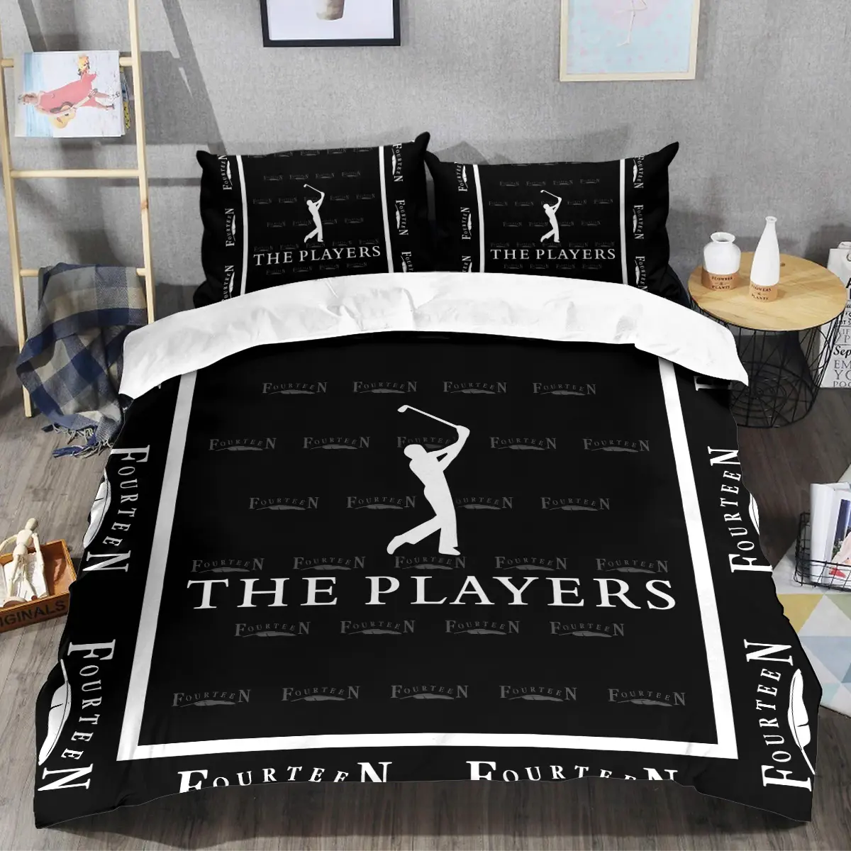 The Players Championship Tournament Fourteen Golf Brand Exclusive Logo All Over Prints BLTPS221024A01FGSJT - Bedding Set