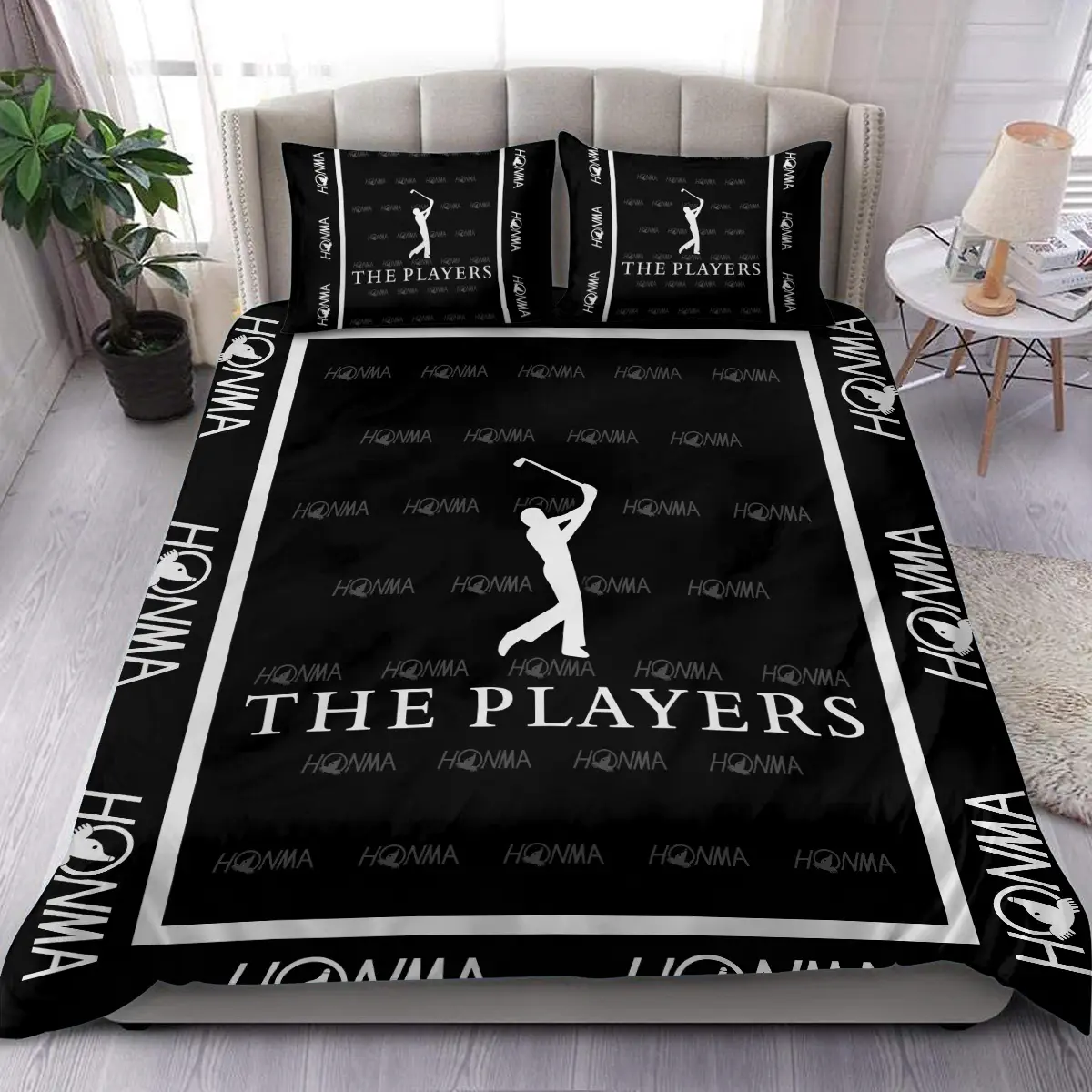 The Players Championship Tournament Honma Brand Exclusive Logo All Over Prints BLTPS221024A01HOSJT - Bedding Set