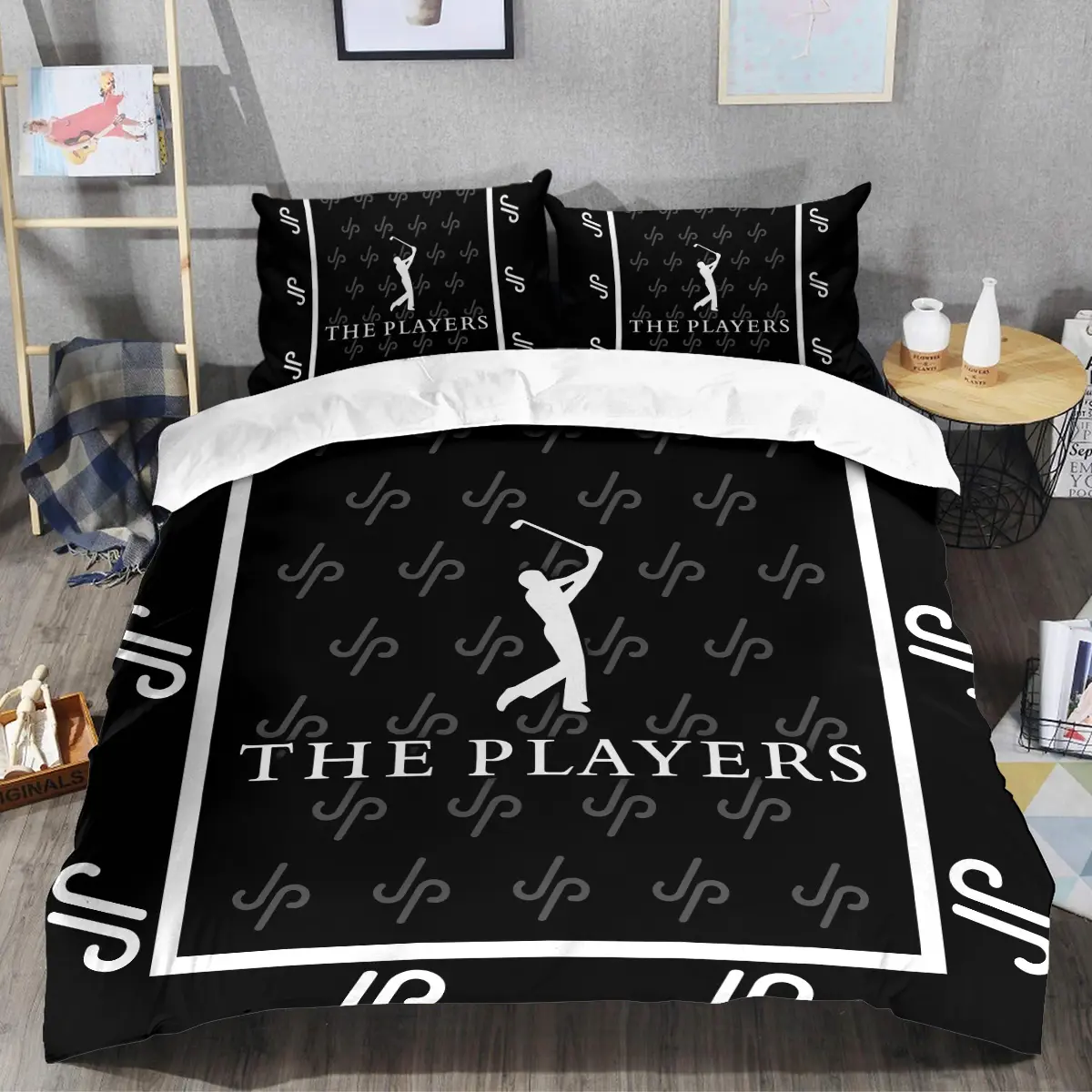 The Players Championship Tournament JP Golf Brand Exclusive Logo All Over Prints BLTPS221024A01JPSJT - Bedding Set