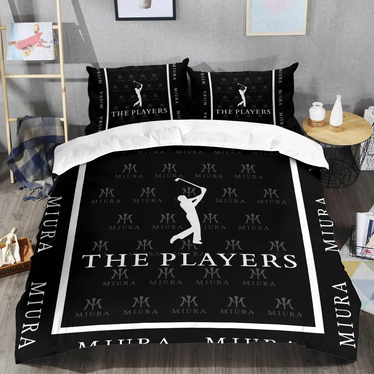 The Players Championship Tournament Miura Golf Brand Exclusive Logo All Over Prints BLTPS221024A01MGSJT - Bedding Set