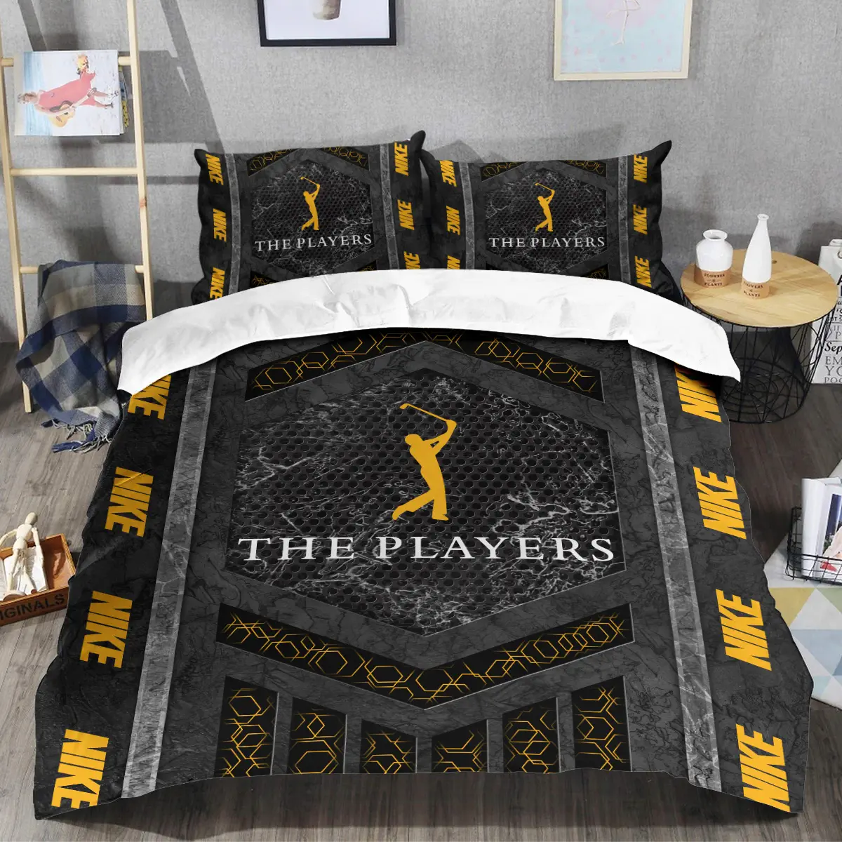 The Players Championship Tournament Nike Brand Exclusive Logo All Over Prints BLTPS231024A01NKSJT - Bedding Set