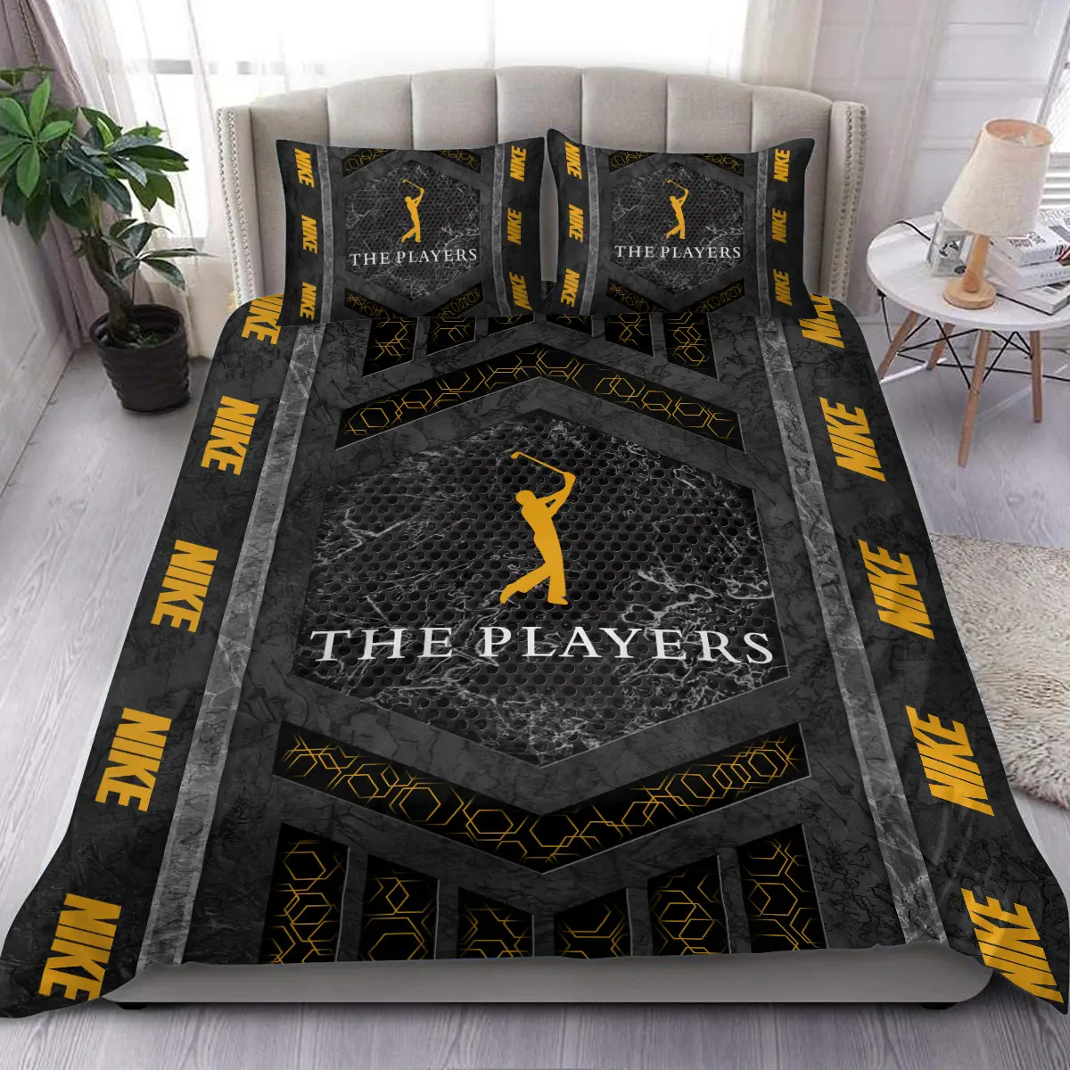 The Players Championship Tournament Nike Brand Exclusive Logo All Over Prints BLTPS231024A01NKSJT - Bedding Set