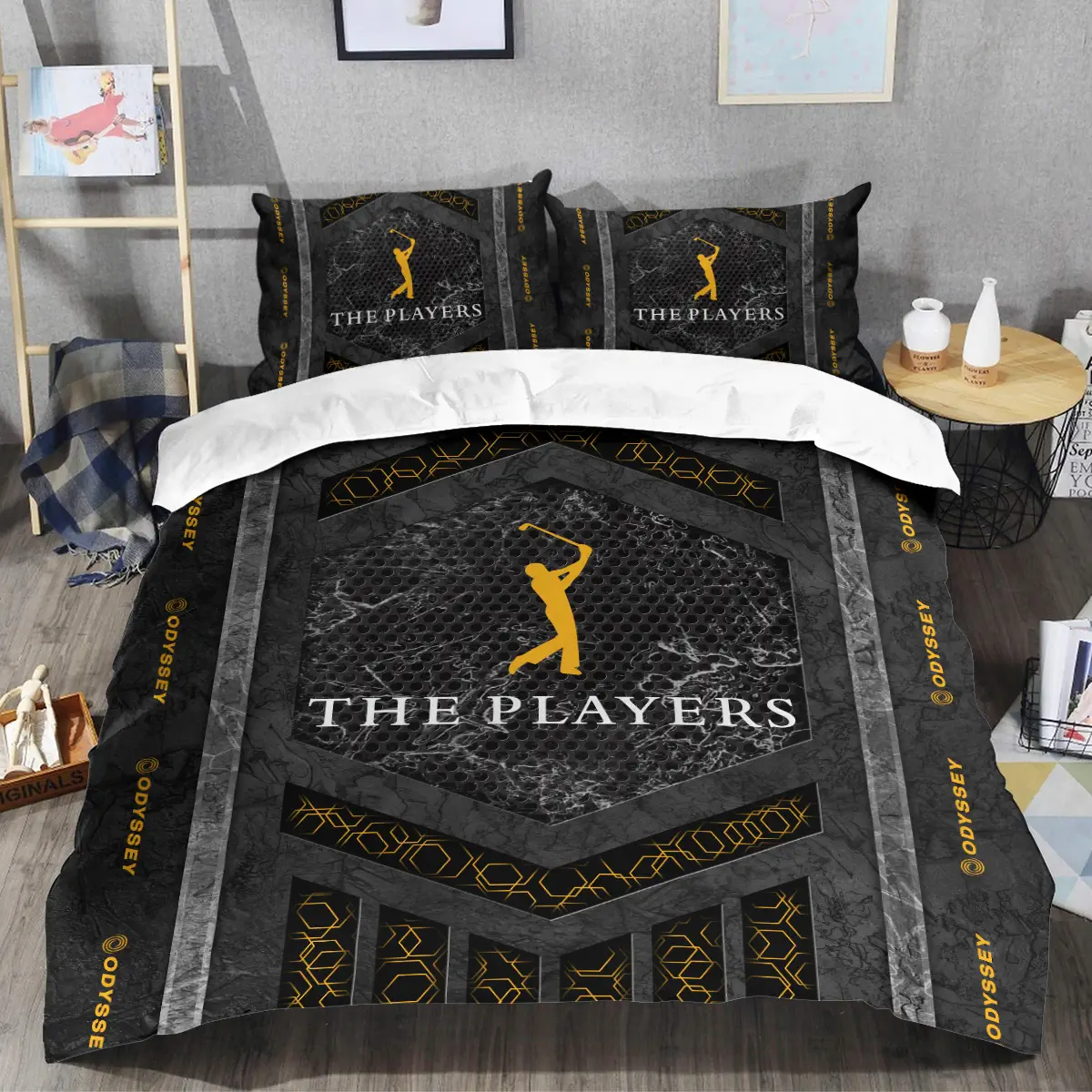 The Players Championship Tournament Odyssey Brand Exclusive Logo All Over Prints BLTPS231024A01ODSJT - Bedding Set