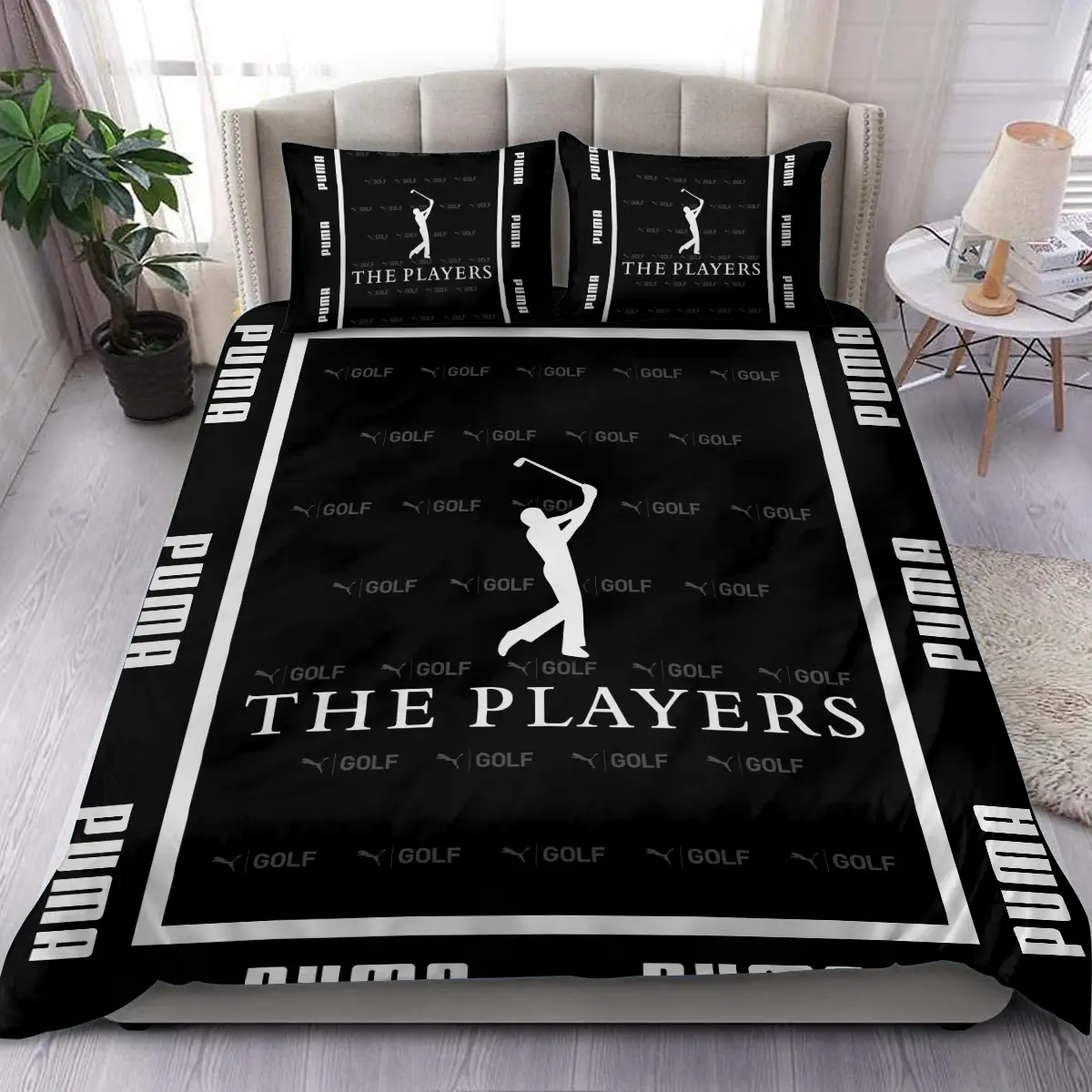 The Players Championship Tournament PUMA Golf Brand Exclusive Logo All Over Prints BLTPS221024A01PUMSJT - Bedding Set