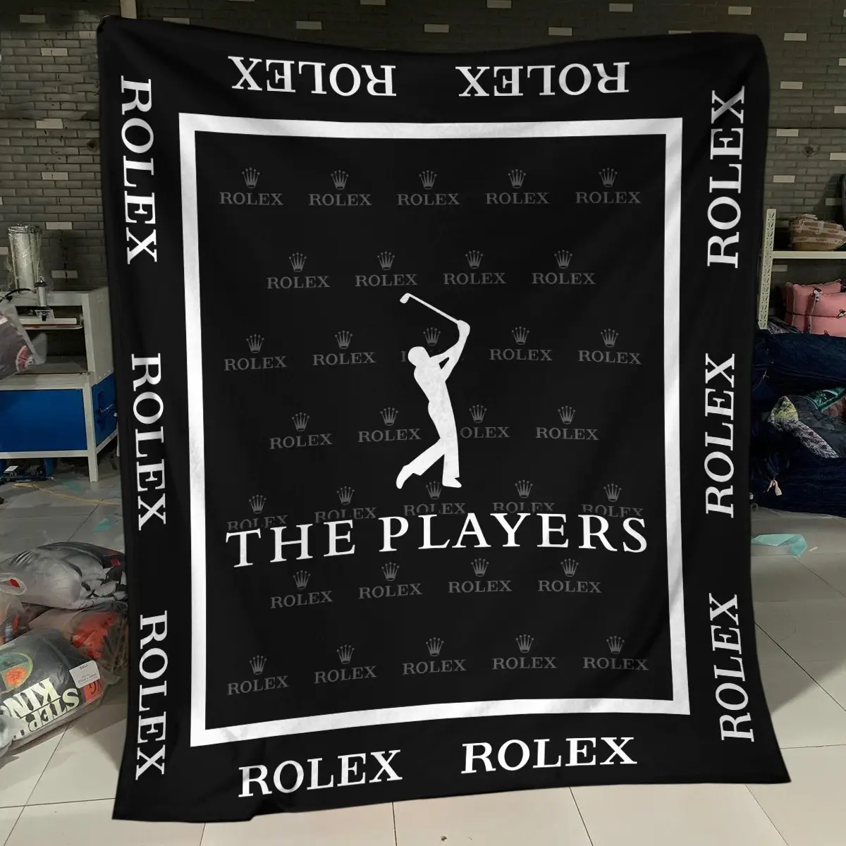 The Players Championship Tournament Rolex Brand Exclusive Logo All Over Prints BLTPS221024A01ROXBLK - Blanket