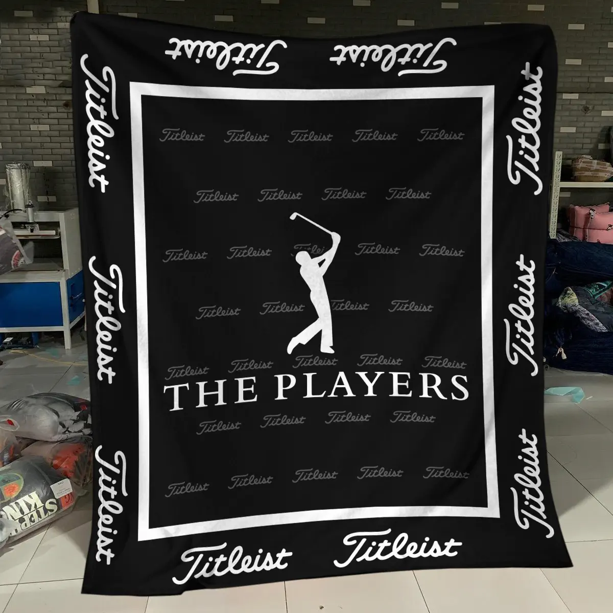 Ryder Cup Tournament Titleist Brand Exclusive Logo All Over Prints BLRC221024A01TLBLK - Blanket