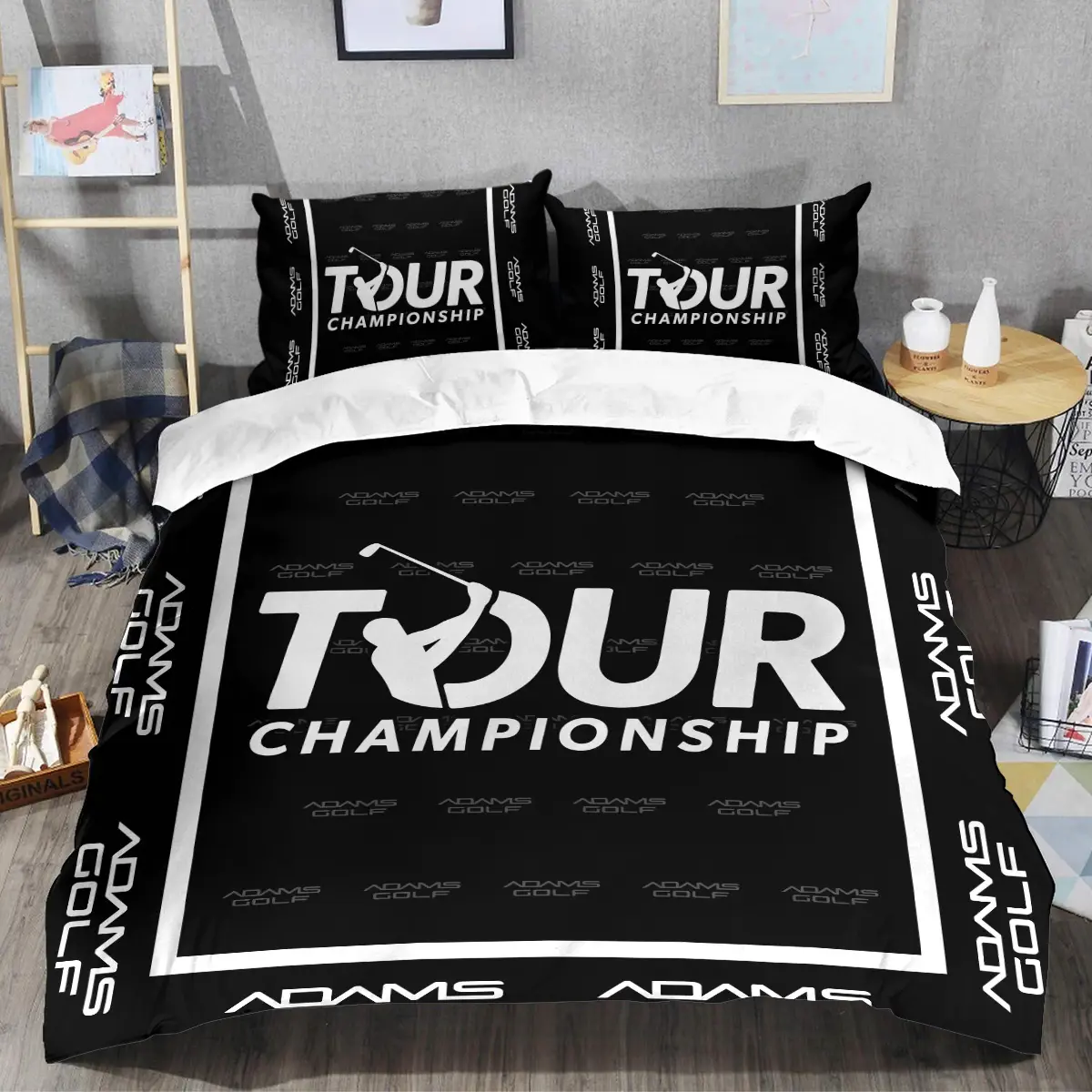 TOUR Championship Tournament Adams Golf Brand Exclusive Logo All Over Prints BLTC221024A01AGSJT - Bedding Set