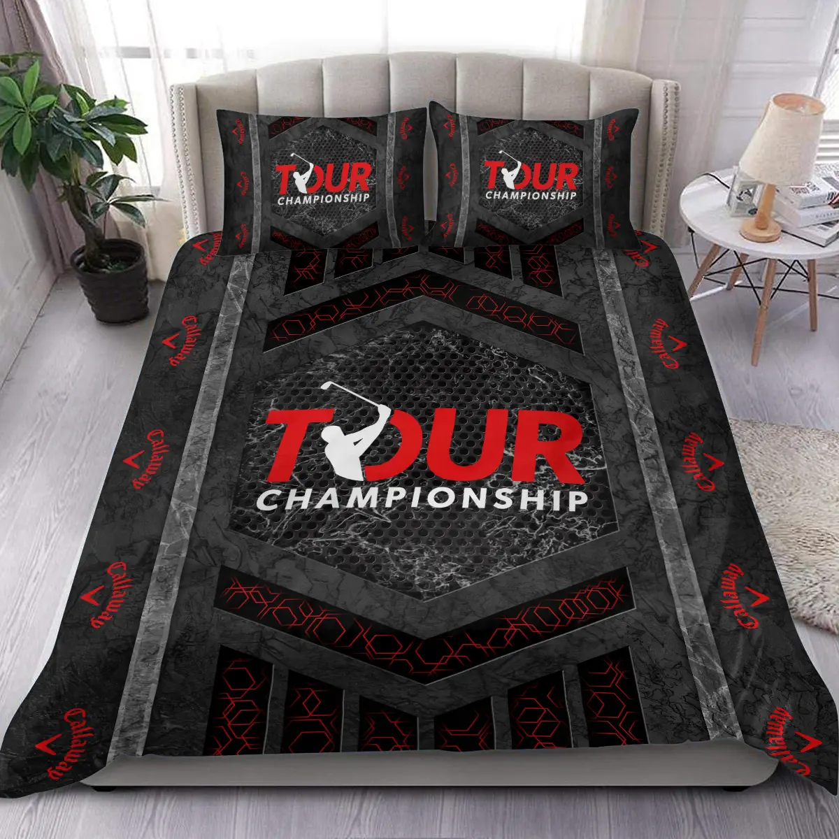 Ryder Cup Tournament Callaway Brand Exclusive Logo All Over Prints BLRC231024A01CLWBLK - Blanket