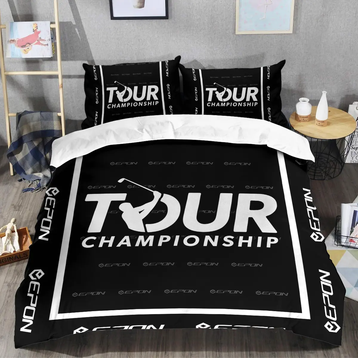 TOUR Championship Tournament Epon Brand Exclusive Logo All Over Prints BLTC221024A01EPSJT - Bedding Set