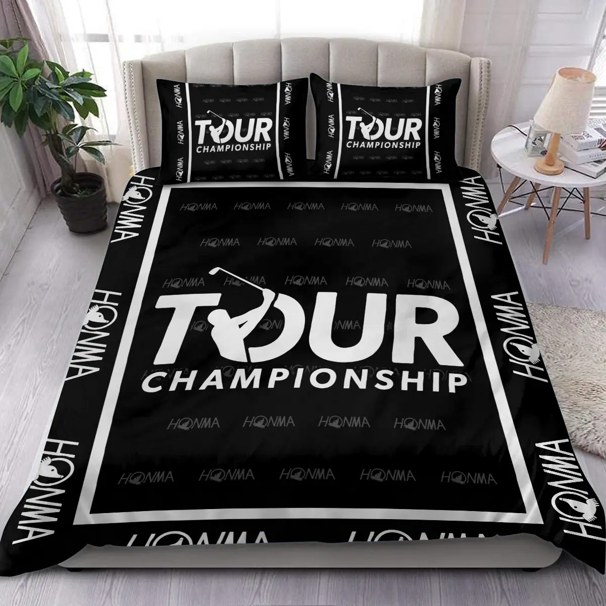 Ryder Cup Tournament Honma Brand Exclusive Logo All Over Prints BLRC221024A01HOSJT - Bedding Set