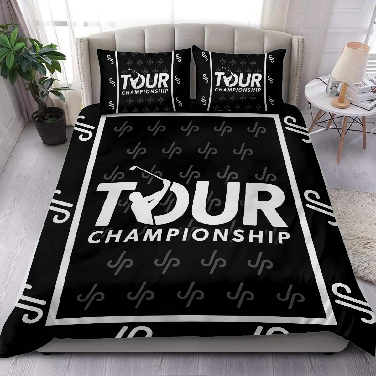 Presidents Cup Tournament JP Golf Brand Exclusive Logo All Over Prints BLPC221024A01JPSJT - Bedding Set