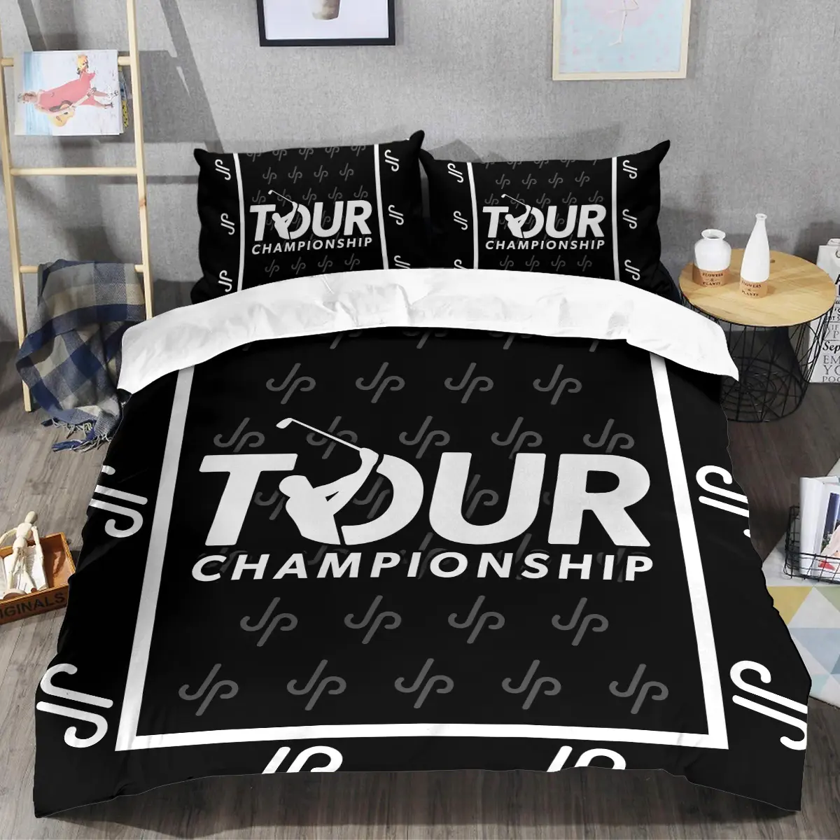 TOUR Championship Tournament JP Golf Brand Exclusive Logo All Over Prints BLTC221024A01JPSJT - Bedding Set