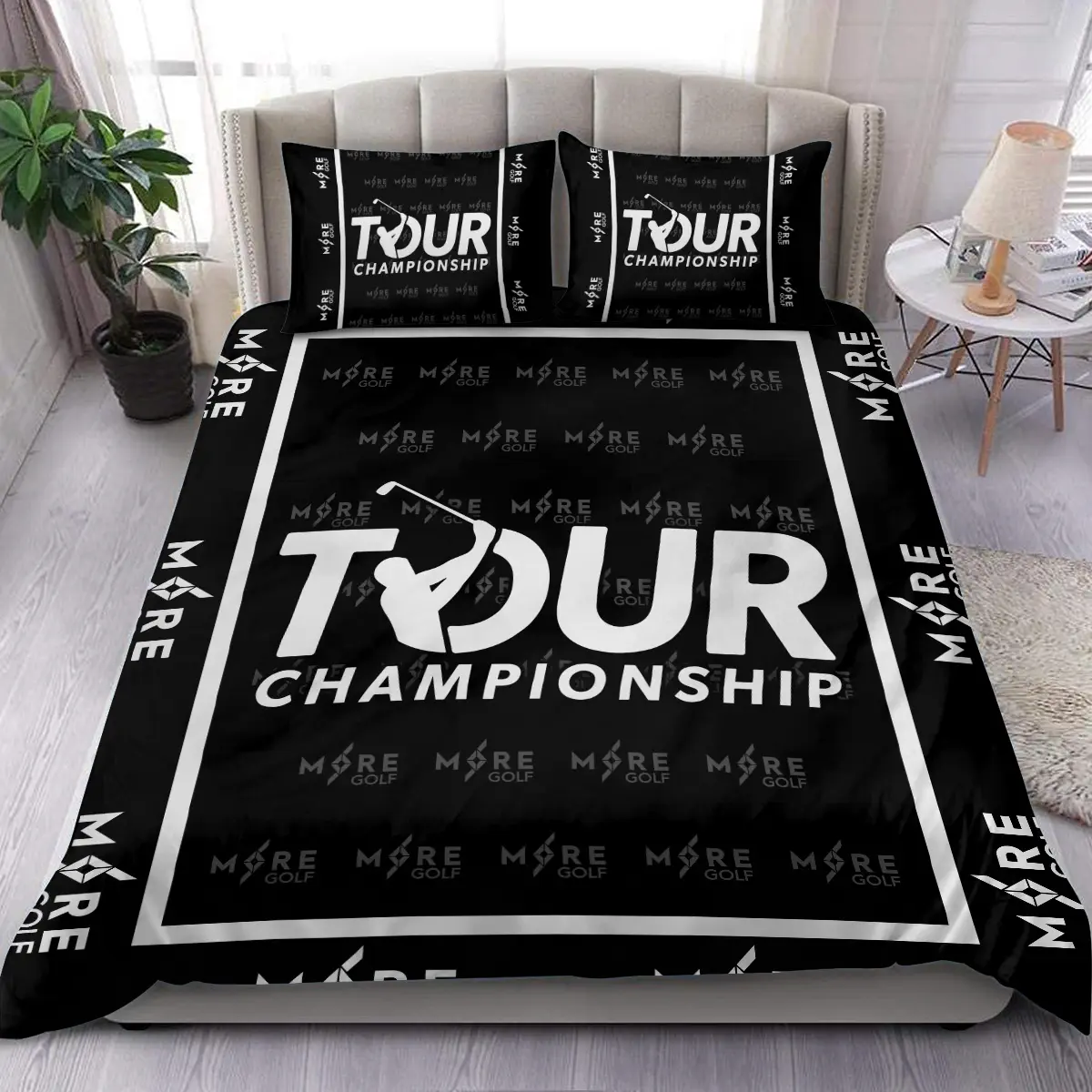 TOUR Championship Tournament More Golf Brand Exclusive Logo All Over Prints BLTC221024A01MORSJT - Bedding Set