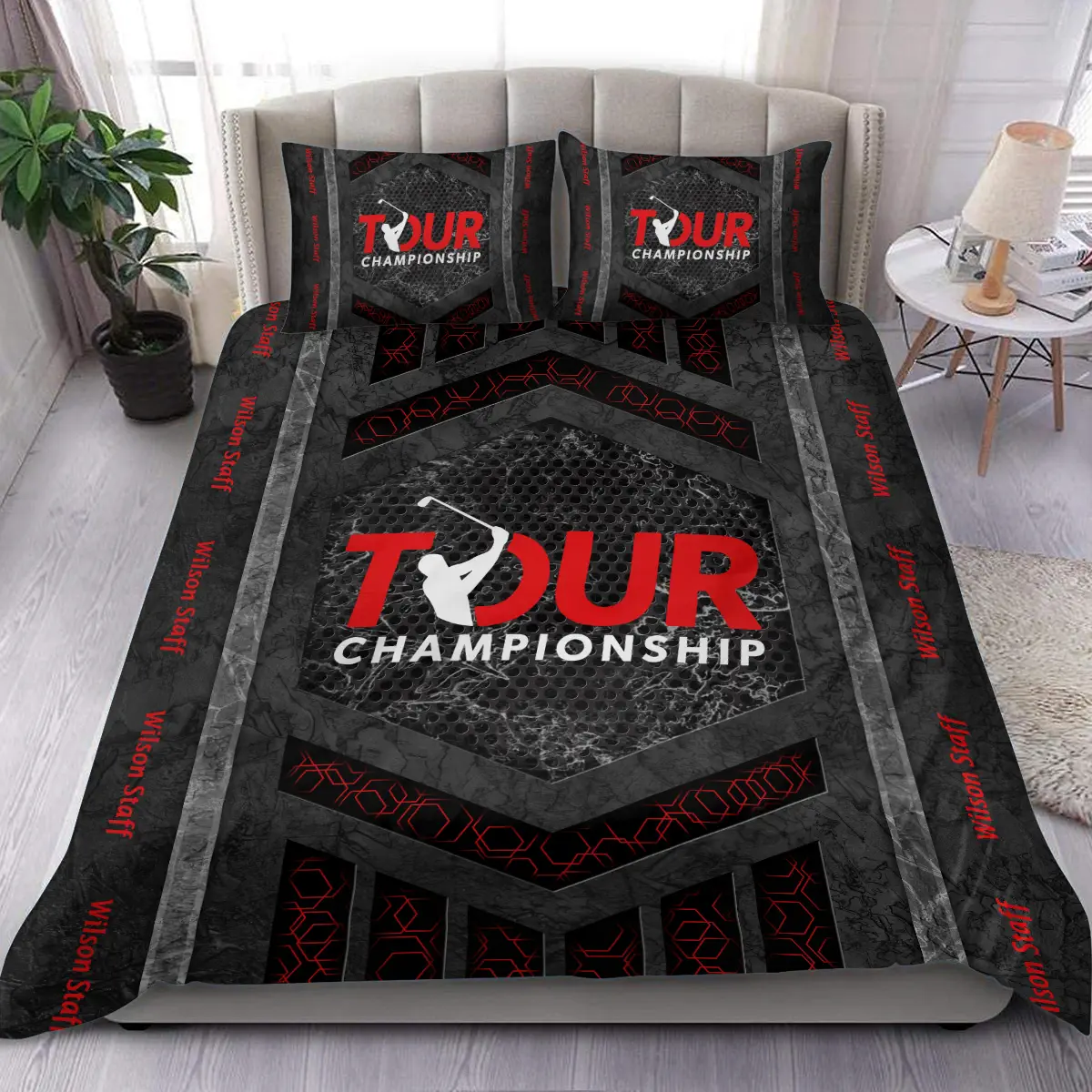 Presidents Cup Tournament Wilson Staff Brand Exclusive Logo All Over Prints BLPC231024A01WSBLK - Blanket