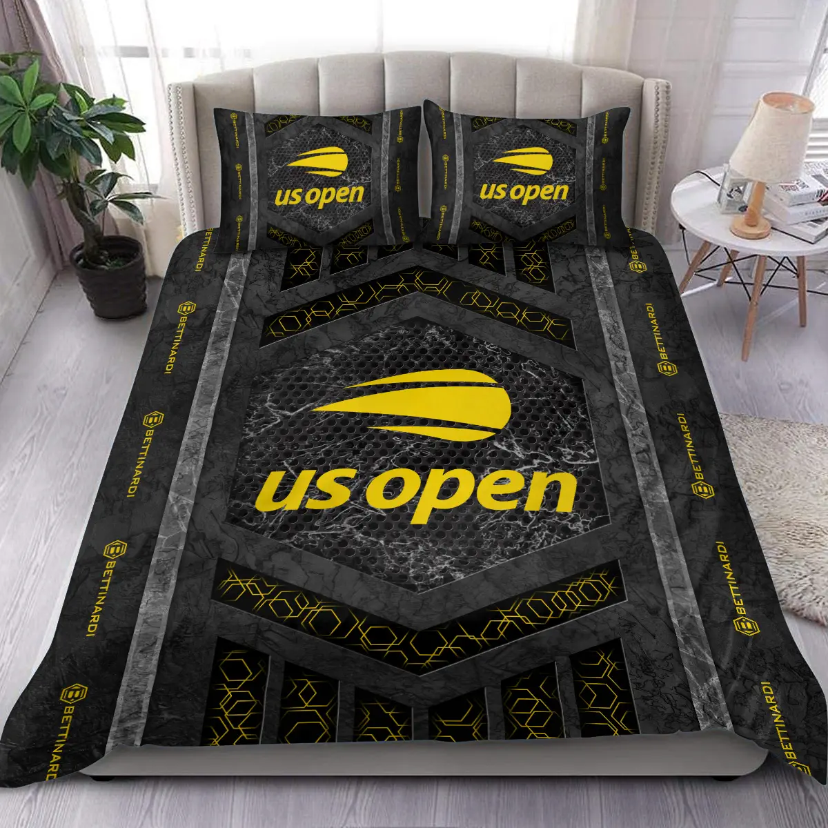 U.S. Open Tournament Bettinardi Golf Brand Exclusive Logo All Over Prints BLUSO231024A01BGSJT - Bedding Set