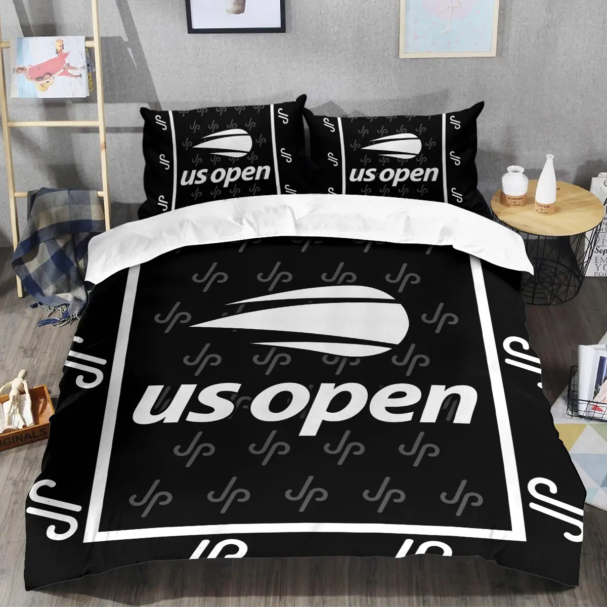 U.S. Open Tournament JP Golf Brand Exclusive Logo All Over Prints BLUSO221024A01JPSJT - Bedding Set