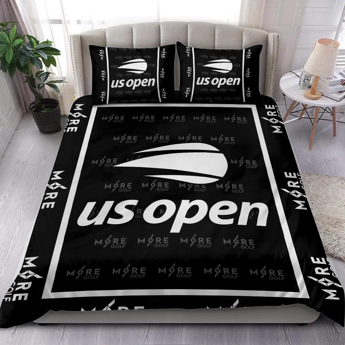 U.S. Open Tournament More Golf Brand Exclusive Logo All Over Prints BLUSO221024A01MORSJT - Bedding Set