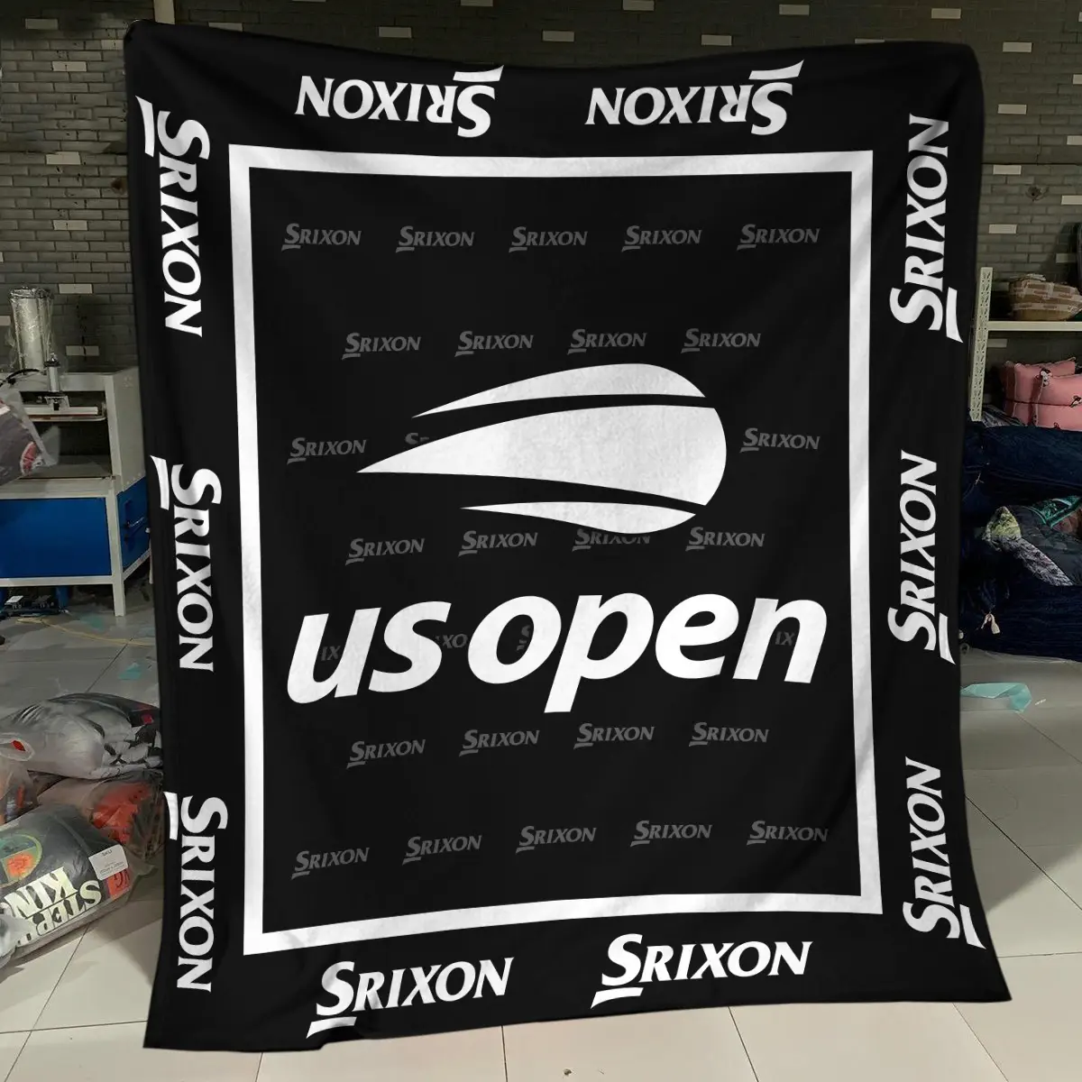 PGA Tour Tournament Srixon Brand Exclusive Logo All Over Prints BLPGT221024A01SRBLK - Blanket